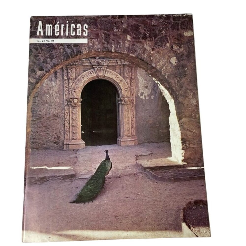 Américas Magazine Vol 24 No 10 1972 Pioneering The Amazon Cultural History Art u